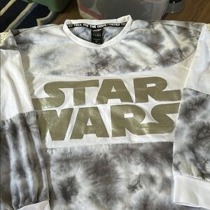 Star Wars Gray Sweatshirt with Iconic Logo